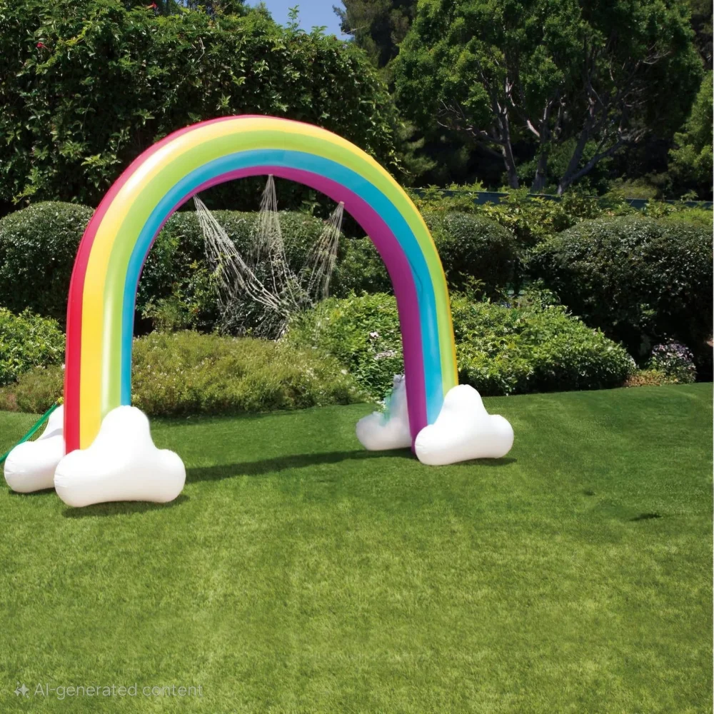 Colorful Inflatable Rainbow Arch - Picture 5 of 6